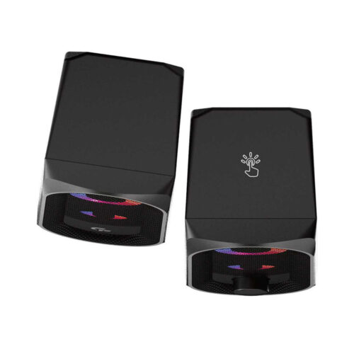 Porodo Stereo Gaming Speakers With Lighting Touch Sensor PDX511