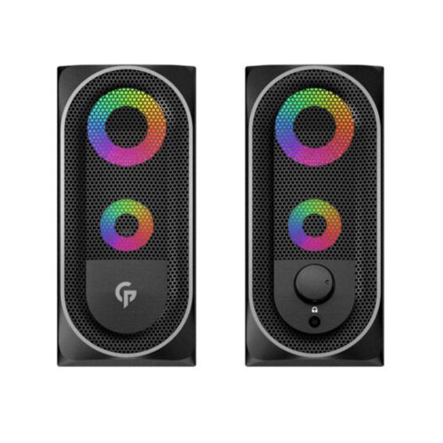 Porodo Stereo Gaming Speakers With Lighting Touch Sensor PDX511