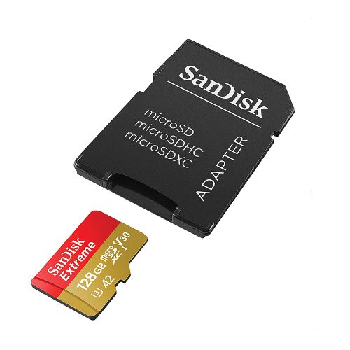 SanDisk Extreme microSDXC UHS-I Memory Card with Adapter