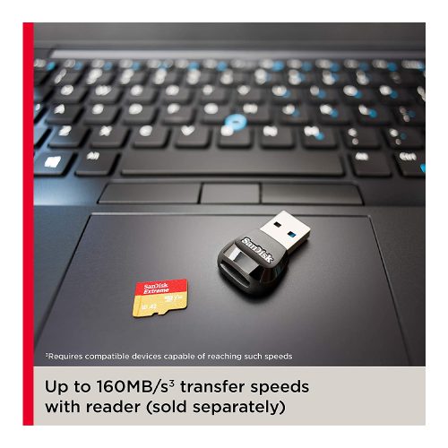 SanDisk Extreme microSDXC UHS-I Memory Card with Adapter