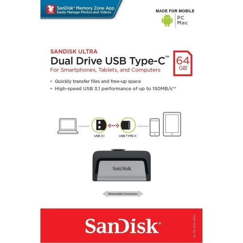 SanDisk Ultra Dual Drive USB-C Flash Drive