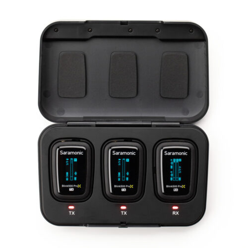 Saramonic Blink 500 ProX B2 2-Person Wireless 2.4GHz Clip-On Microphone System with Lavaliers