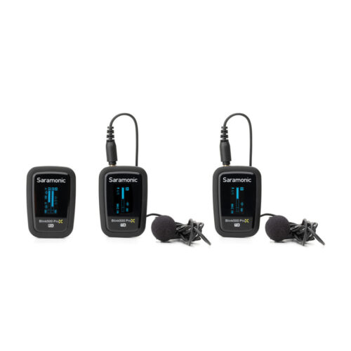 Saramonic Blink 500 ProX B2 2-Person Wireless 2.4GHz Clip-On Microphone System with Lavaliers