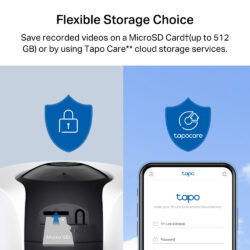 Tapo C225 Pan/Tilt AI Home Security Wi-Fi Camera