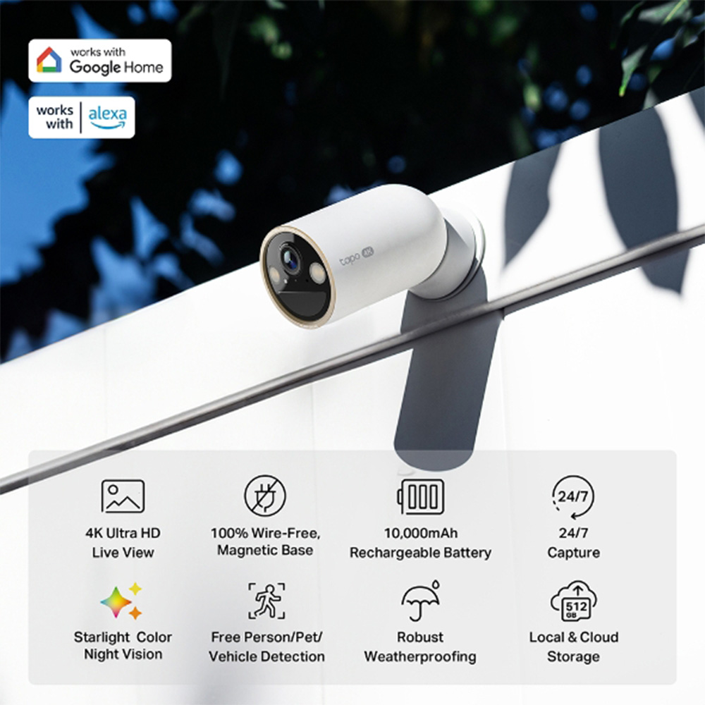 Tapo C460 Battery-Powered Outdoor Security Camera Tapo C460 Battery-Powered Outdoor Security Camera