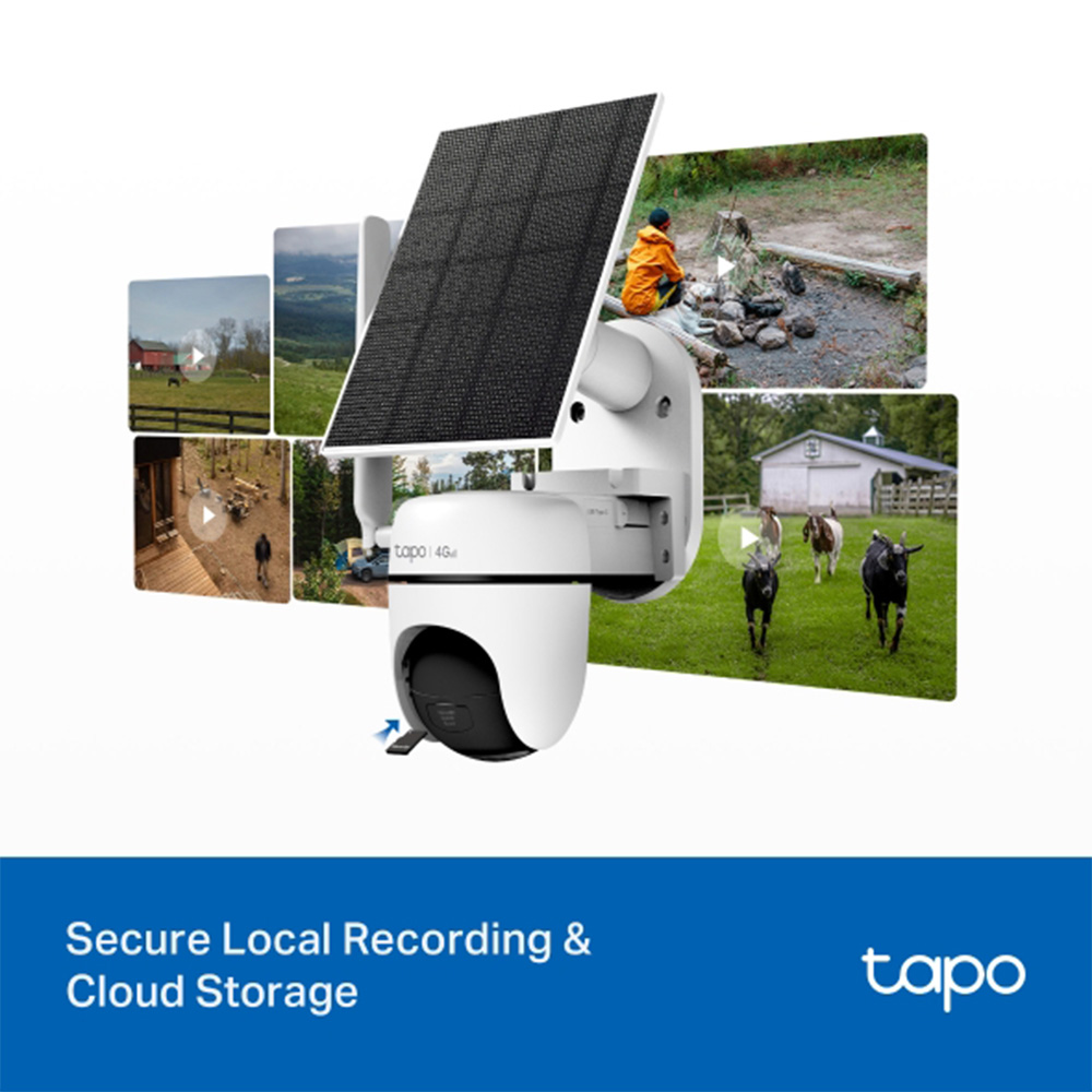Tapo C615G KIT Solar-Powered Pan/Tilt 4G LTE Security Camera Kit Tapo C615G KIT Solar-Powered Pan/Tilt 4G LTE Security Camera Kit