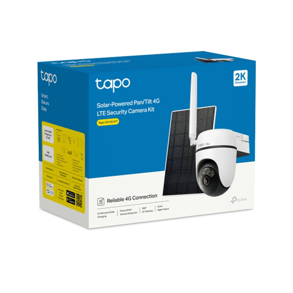 Tapo C615G KIT Solar-Powered Pan/Tilt 4G LTE Security Camera Kit Tapo C615G KIT Solar-Powered Pan/Tilt 4G LTE Security Camera Kit