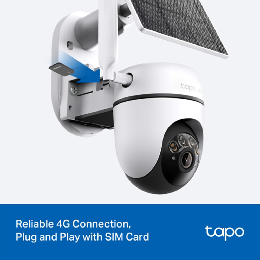Tapo C615G KIT Solar-Powered Pan/Tilt 4G LTE Security Camera Kit Tapo C615G KIT Solar-Powered Pan/Tilt 4G LTE Security Camera Kit