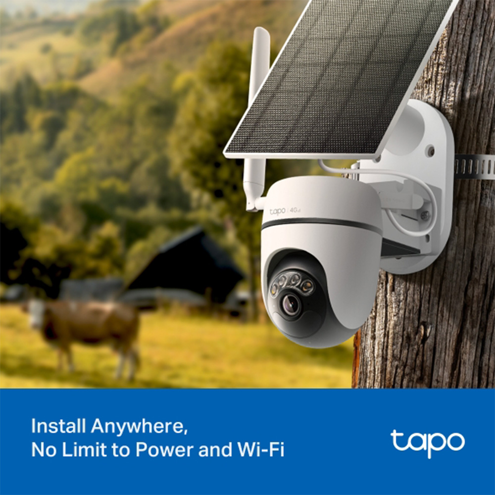 Tapo C615G KIT Solar-Powered Pan/Tilt 4G LTE Security Camera Kit Tapo C615G KIT Solar-Powered Pan/Tilt 4G LTE Security Camera Kit
