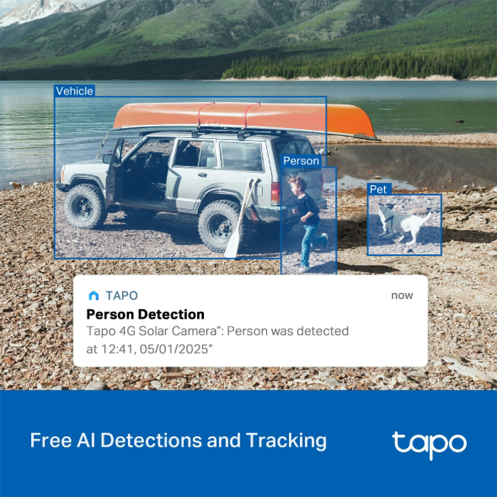 Tapo C615G KIT Solar-Powered Pan/Tilt 4G LTE Security Camera Kit Tapo C615G KIT Solar-Powered Pan/Tilt 4G LTE Security Camera Kit