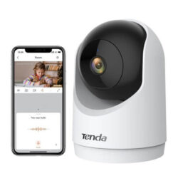 Tenda Ip Camera Cp3 Pro 2K Wifi6 360 Degree Tilt Indoor 12 Meters Night Vision
