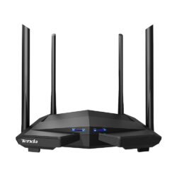 Tenda Router Ac10 Gigabit Ac1200 2.4 & 5Ghz 4 Antennas