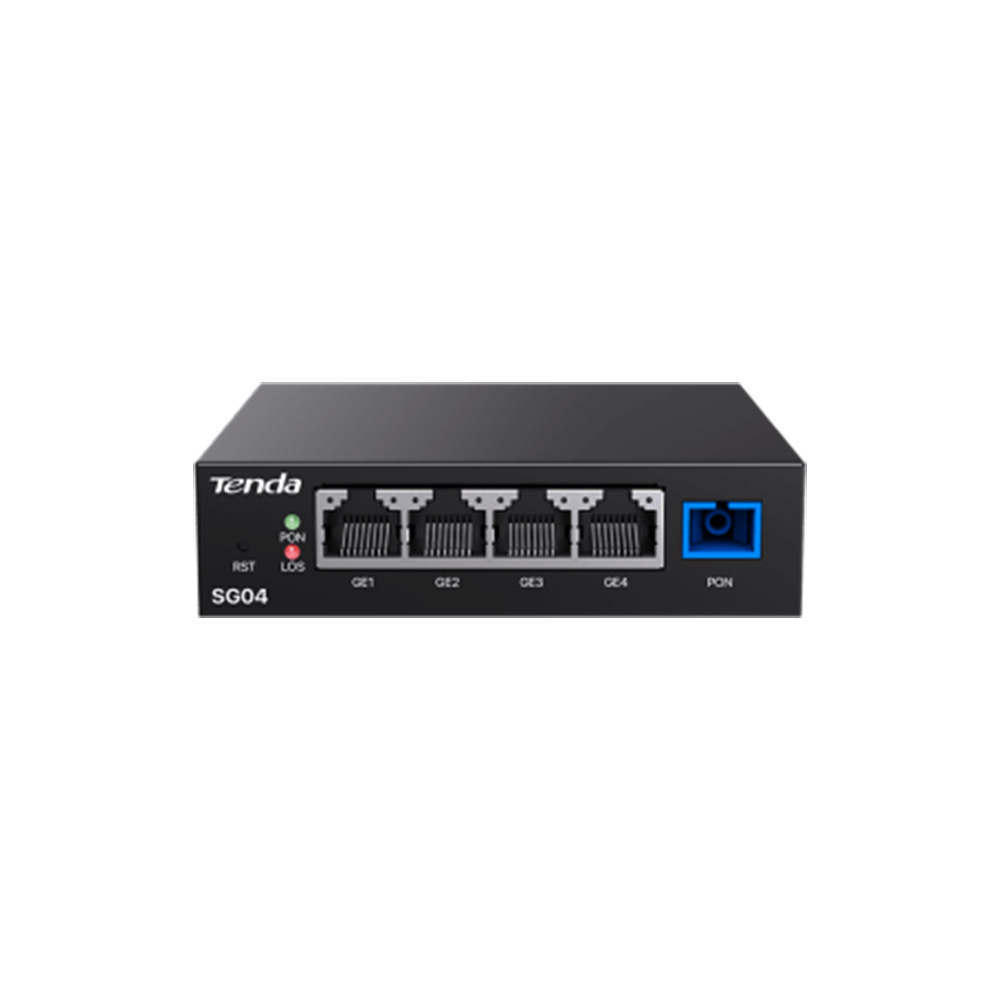 Tenda Router SG04 APC XPON ONT 4 GE Ethernet ports Gigabit Tenda Router SG04 APC XPON ONT 4 GE Ethernet ports Gigabit