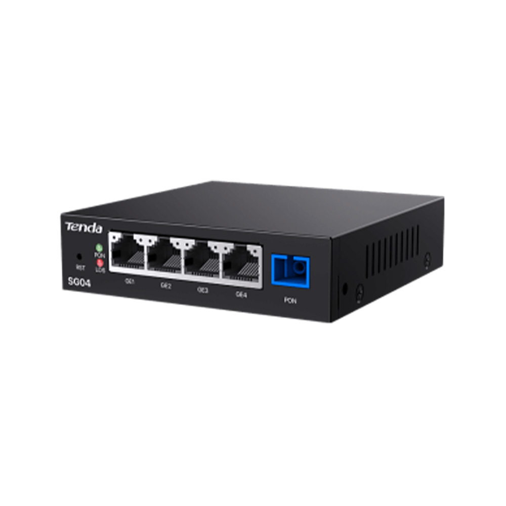 Tenda Router SG04 UPC XPON ONT 4 GE Ethernet ports Gigabit Tenda Router SG04 UPC XPON ONT 4 GE Ethernet ports Gigabit