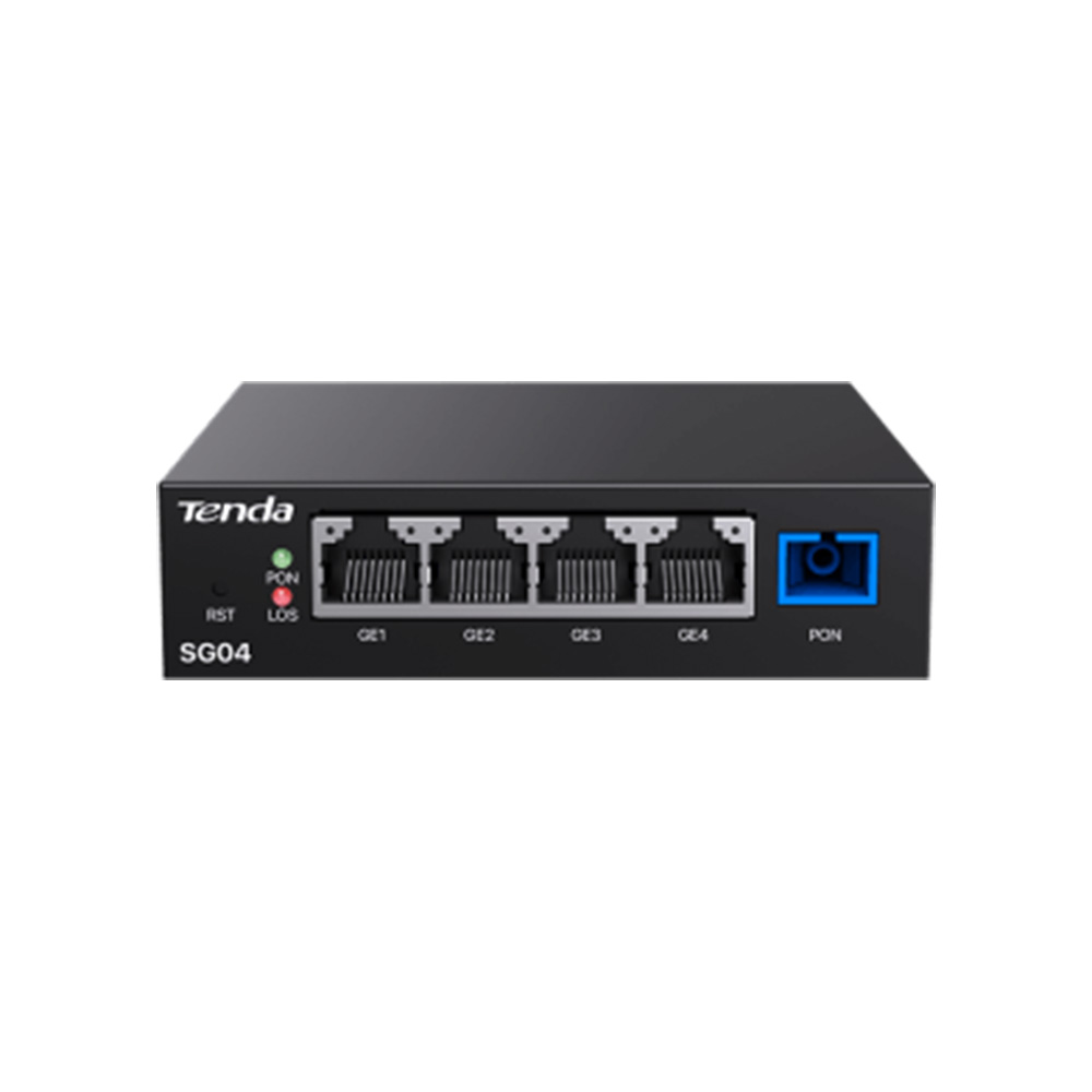 Tenda Router SG04 UPC XPON ONT 4 GE Ethernet ports Gigabit Tenda Router SG04 UPC XPON ONT 4 GE Ethernet ports Gigabit
