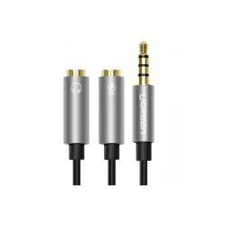 UGREEN Audio Splitter 3.5MM Male To 2 Female 3.5MM Cable 20CM