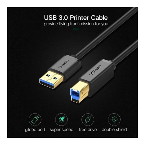 UGREEN Cable Printer USB-A 3.0 2M Super Speed