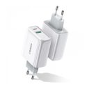 UGREEN Dual Port USB-C and USB-A Smart and Fast Charger Adapter