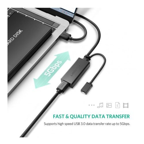UGREEN USB 3.0 Cable Extension Male To Female With Built In Booster