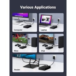 UGREEN USB 3.0 Enclosure for 2.5 and 3.5 inch HDD/SSD with power adapter