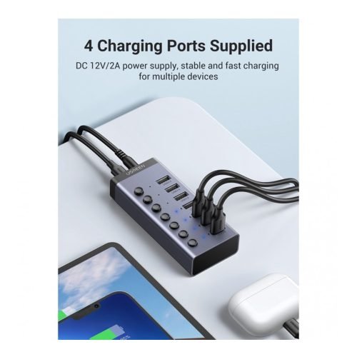 UGREEN 7-in-1 USB-A Data Transfer & Charging HUB (7x USB-A)