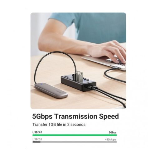 UGREEN 7-in-1 USB-A Data Transfer & Charging HUB (7x USB-A)