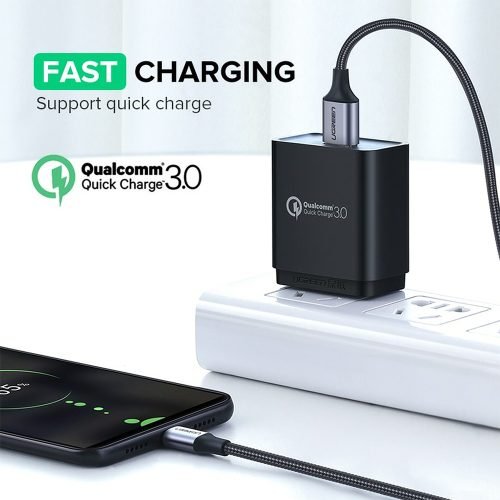 UGREEN USB-A to MicroUSB Braided Cable – 1.5m