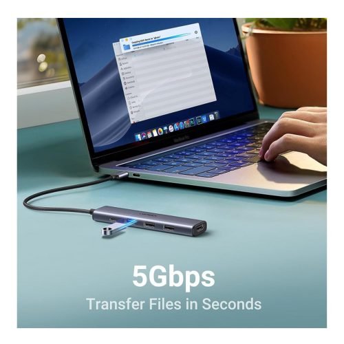 UGREEN 5-in-1 USB-C Hub (USB-C PD 100W + 4K HDMI + USB-A 3.0 + 2x USB-A 2.0)