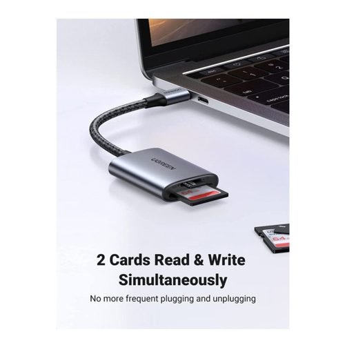 UGREEN 2-in-1 USB-C Hub (SD Card + MicroSD)