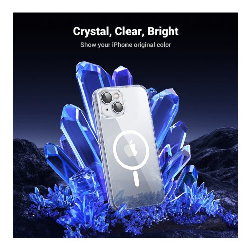 UGREEN Crystal Transparent Magnetic Protective Case For Iphone 15