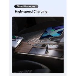 UGREEN 30W Dual Port Fast Car Charger for Phones, Tablets & Ipads
