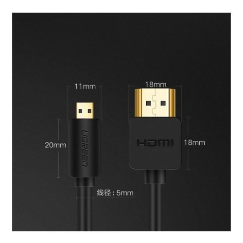 UGREEN 4k Micro HDMI Male To HDMI Male Cable