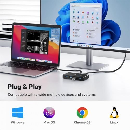 UGREEN 2 PCs Share 4 USB 3.0 Devices
