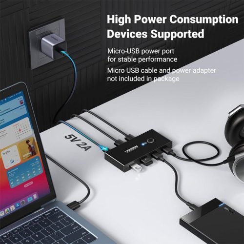 UGREEN 2 PCs Share 4 USB 3.0 Devices