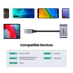 UGREEN TYPE-C To USB-C Audio + PD USB-C Charging Adapter