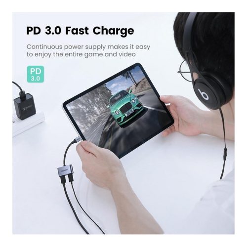 UGREEN TYPE-C To USB-C Audio + PD USB-C Charging Adapter