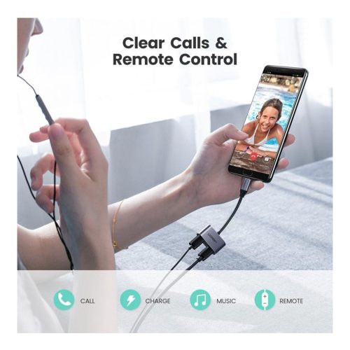 UGREEN TYPE-C To USB-C Audio + PD USB-C Charging Adapter