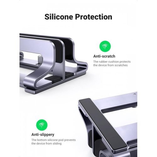 UGREEN Alluminum Dual Slot Vertical Laptop Stand Holder