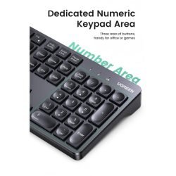 UGREEN Wireless Keyboard Ultra Durable Design
