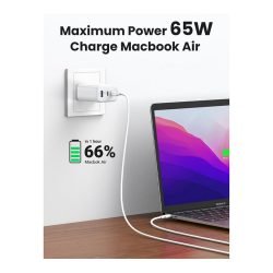 UGREEN 65W Triple Port USB-A + 2 USB-C Charger Adapter