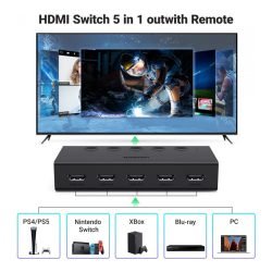 UGREEN 4K HDMI 2.0 Switch 5 In 1 Out