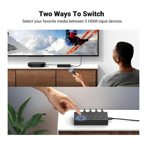 UGREEN 4K HDMI 2.0 Switch 5 In 1 Out