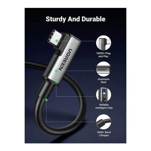 UGREEN Angled USB-C To USB-C VR Link Cable