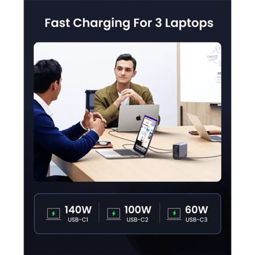 UGREEN Nexode 300W USB C GaN Charger-5 Ports Desktop Charger