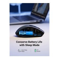 UGREEN 4000 DPI Silent 2.4GHz Wireless Mouse