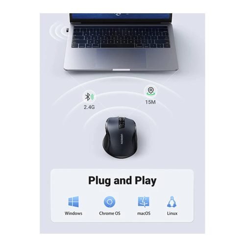 UGREEN 4000 DPI Silent 2.4GHz Wireless Mouse