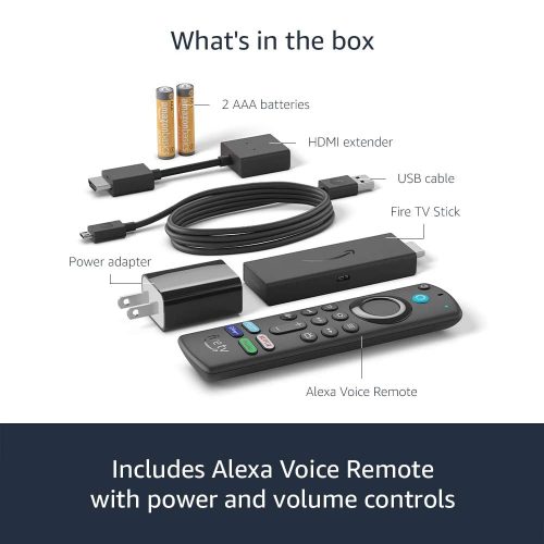 Amazon Fire TV Stick with Alexa Voice Remote (3rd Gen)