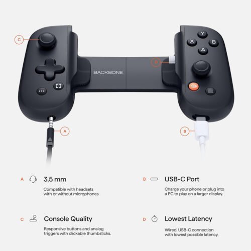Backbone One 2nd Generation – Mobile Gaming Controller
