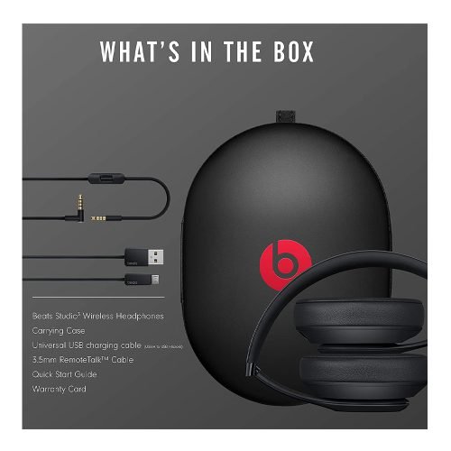 Beats Studio3 Wireless – Noise Cancelling Over-Ear Headphones