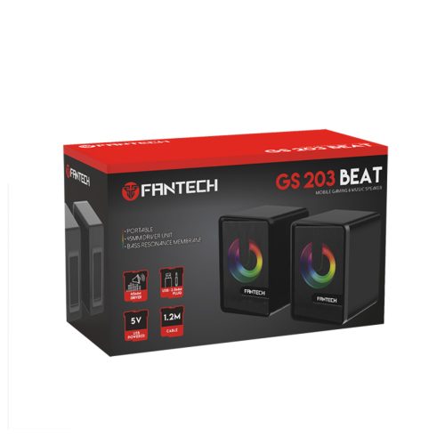 Fantech GS203 BEAT USB RGB Gaming & Music Speaker